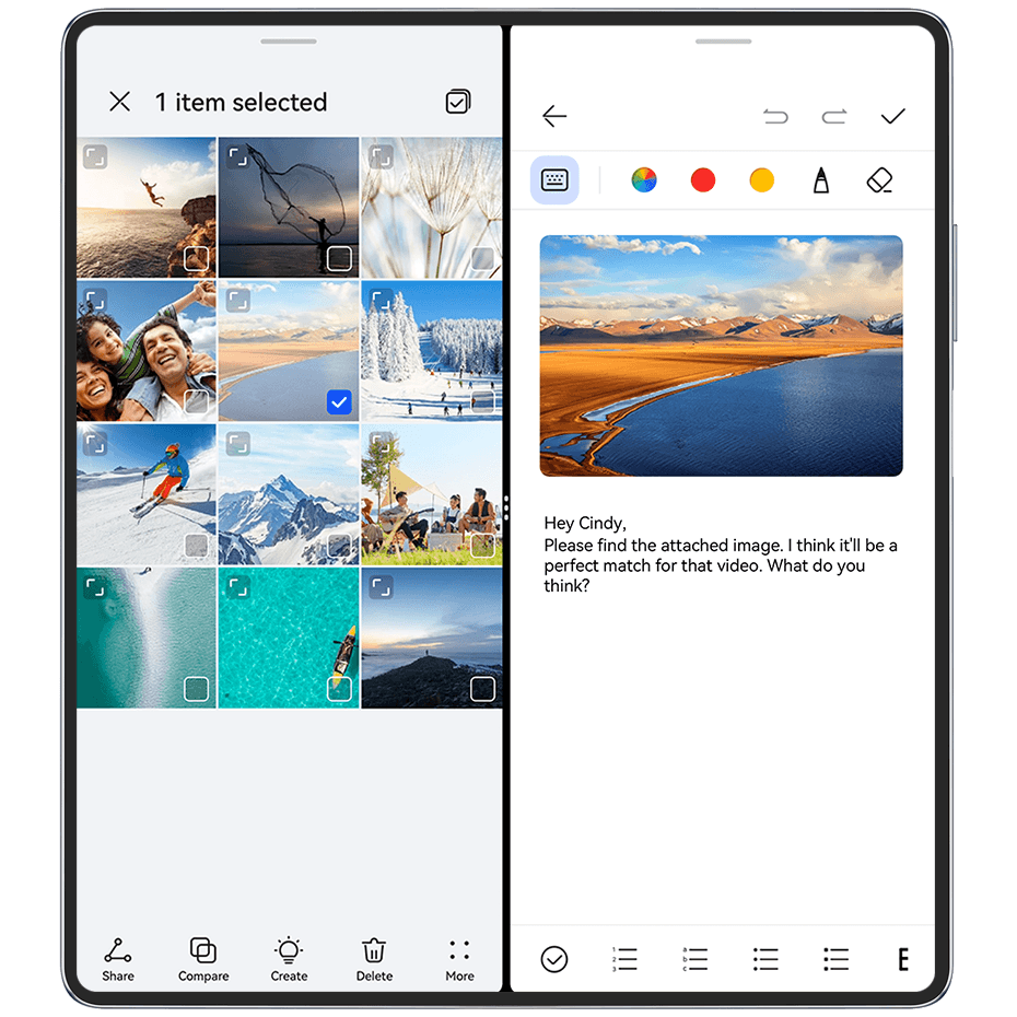iphone split screen